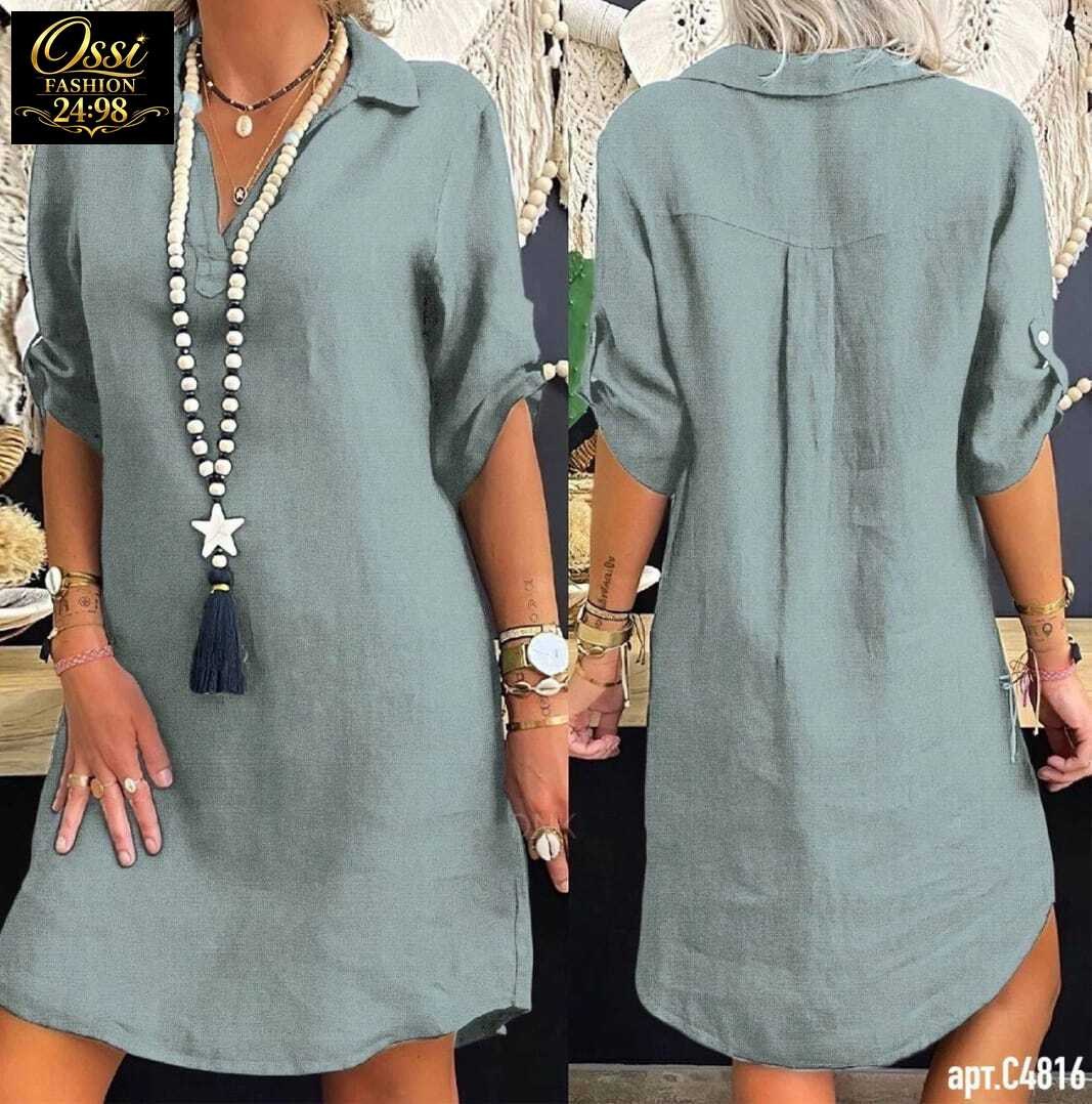 платье женской,платье стильное,платье женское летнее лен,модное платье,платье рубашка женское свободное
