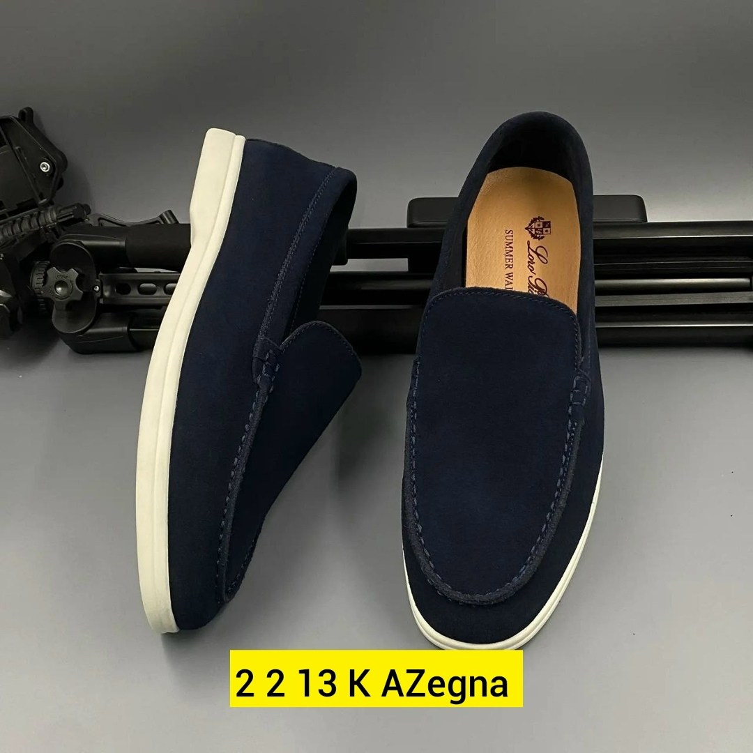 лоферы мужские loro piana,слипоны мужские,,лоферы мужские,мужские синие лоферы loro piana