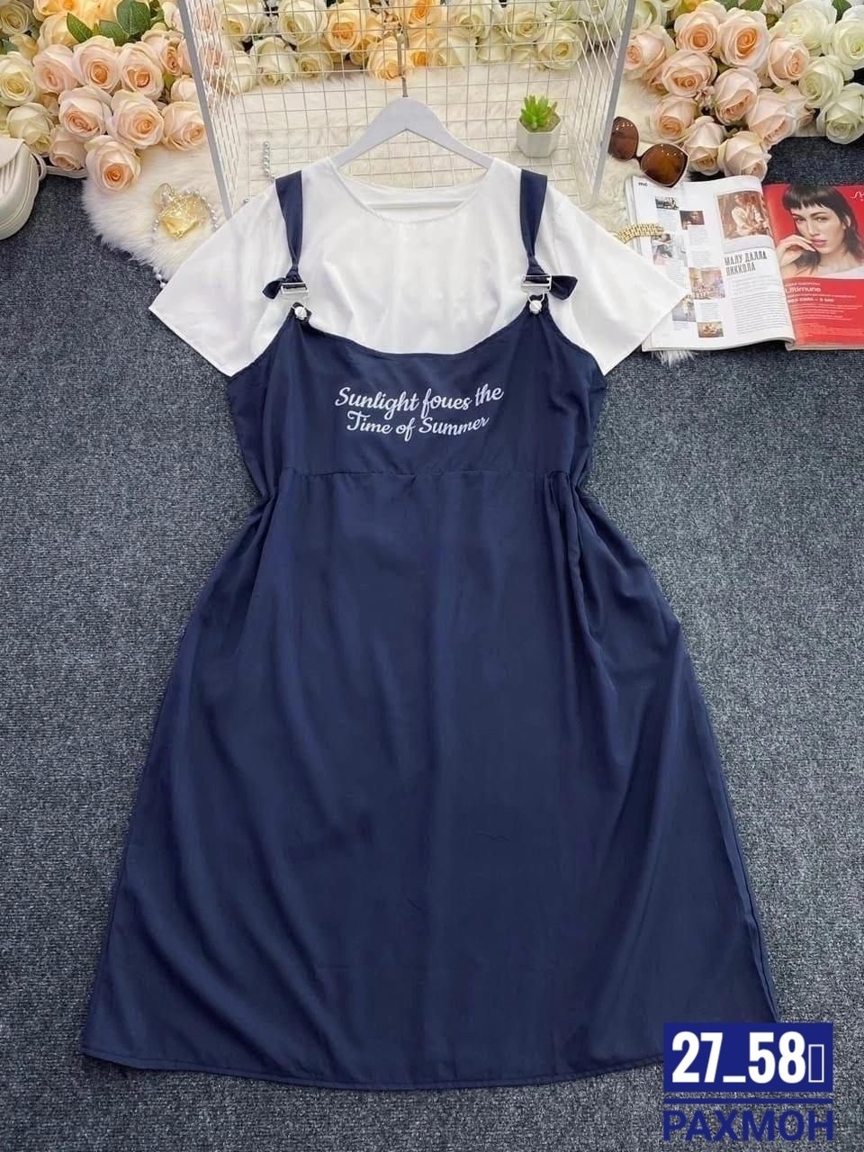 сарафан женский,сарафан,сарафан для полных,сарафан свободный,сарафан повседневный