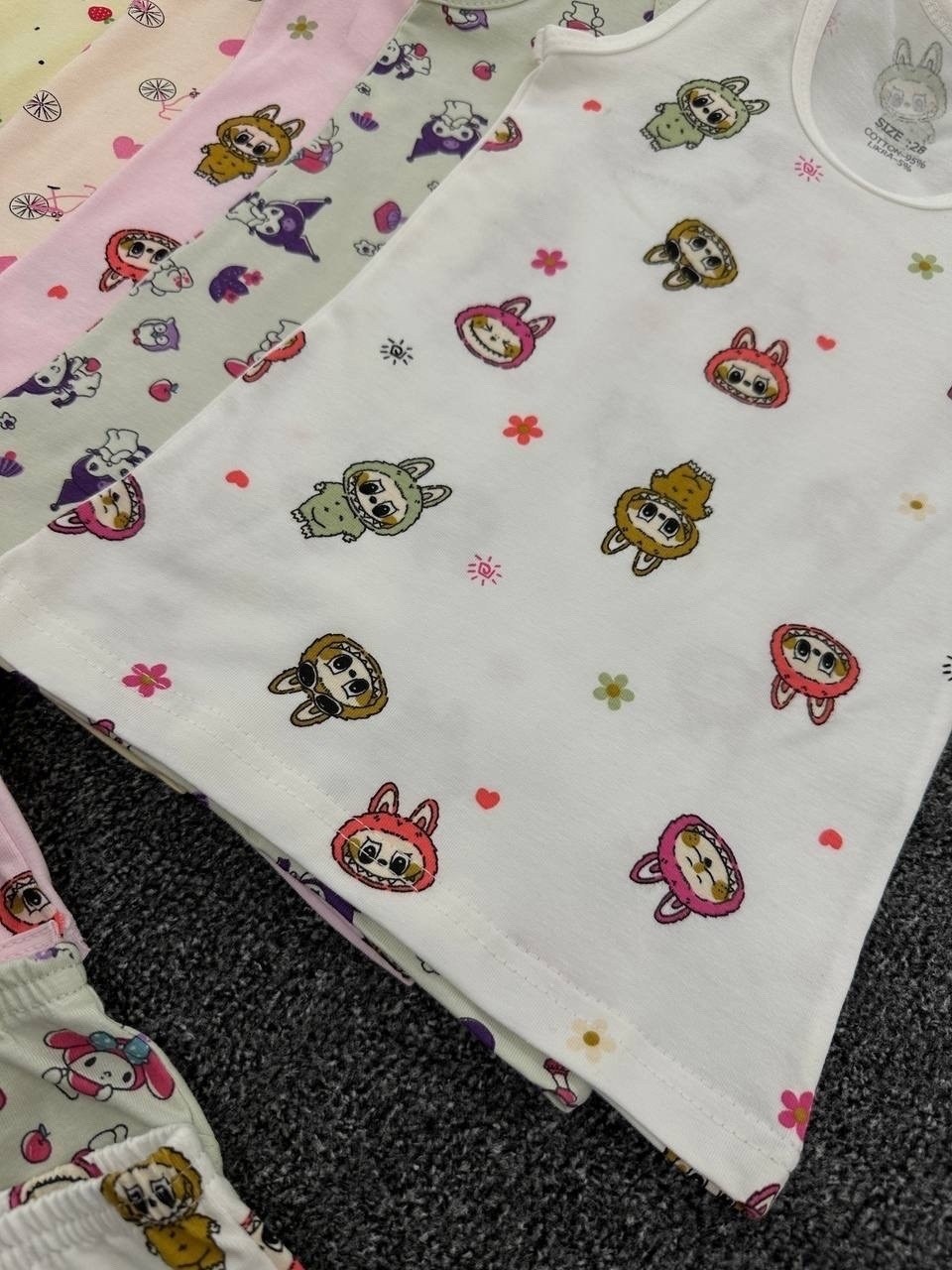 детский комплект белья,детские нижнее белье,комплект нижнего белья детский,нижнее белье для девочек комплект,комплект трусы майка