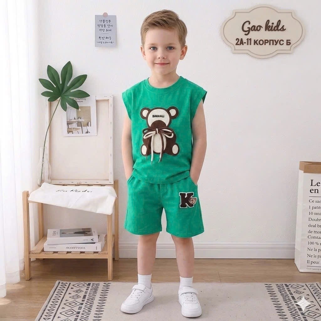 детский костюм футболка с шорты nuriya kid's 357102726,комплект одежды для мальчика,летний комплект одежды для мальчиков,летний костюм для мальчика,костюм для мальчиков