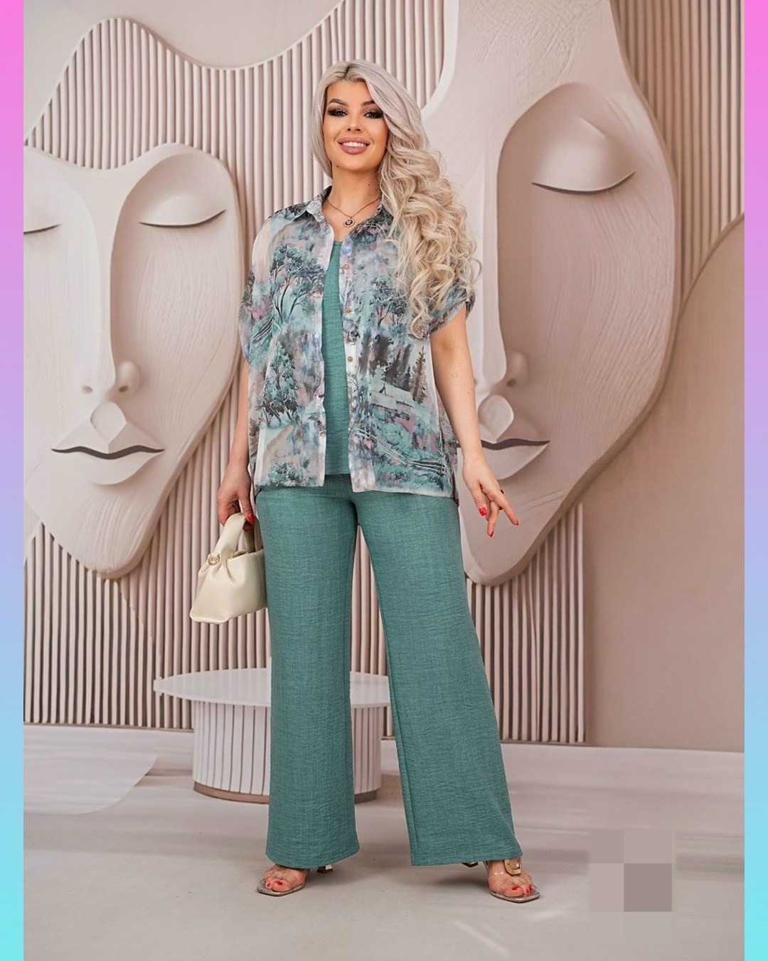 костюм с брюками,женская блузка,одежда для женщин,летние брючные костюмы женские 2026,костюм летний брючный двойка