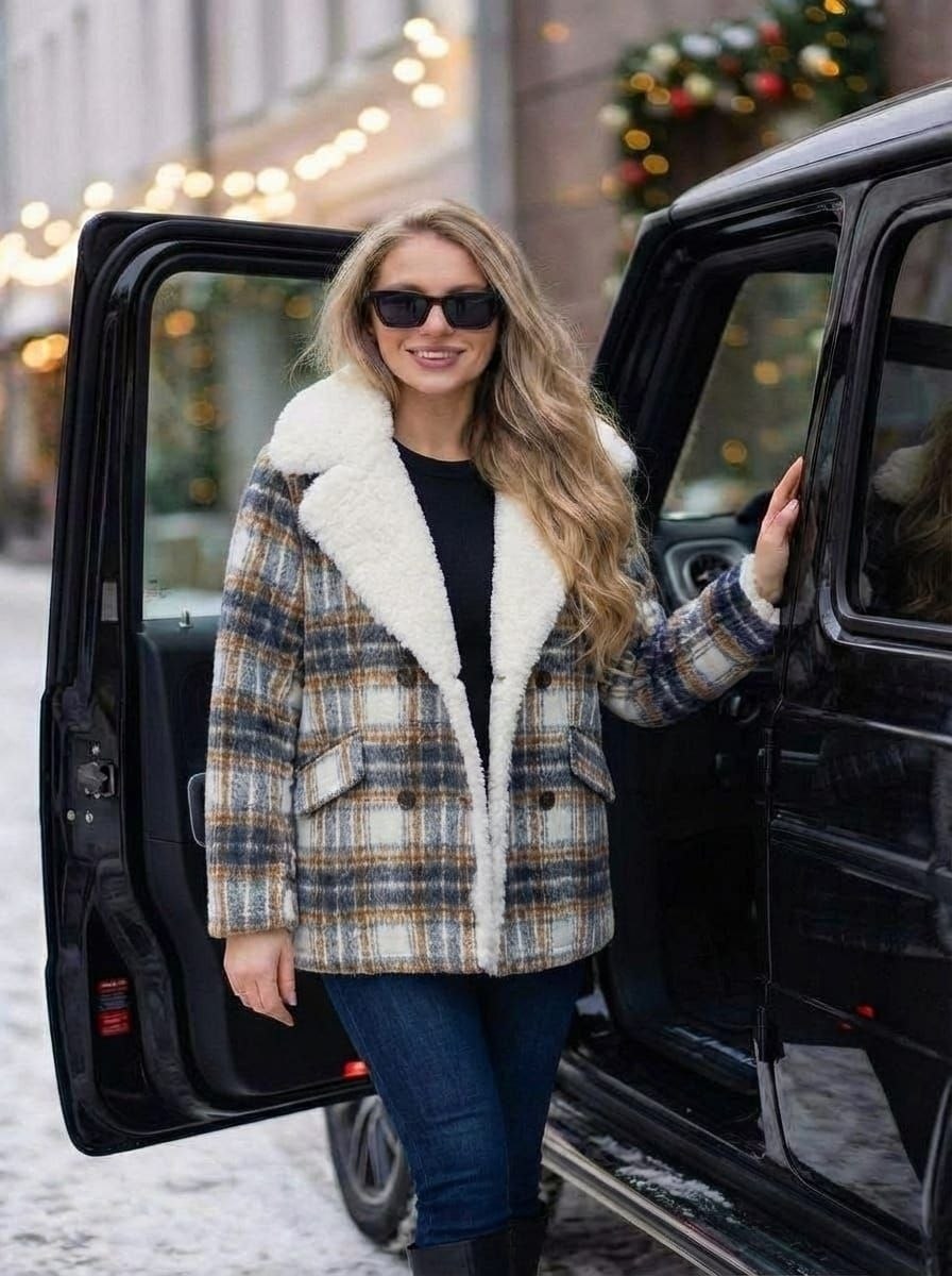 пальто зимнее,пальто модное,пальто в клетку,пальто женское,полупальто из