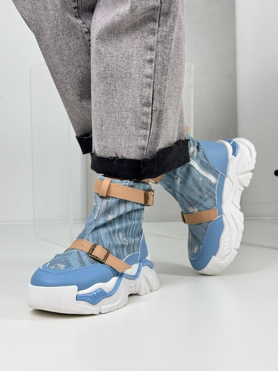 ,джинсовые ботинки,кроссовки джинсовые,ботинки женские,ботинки kari женские размер 38 цвет джинсовый