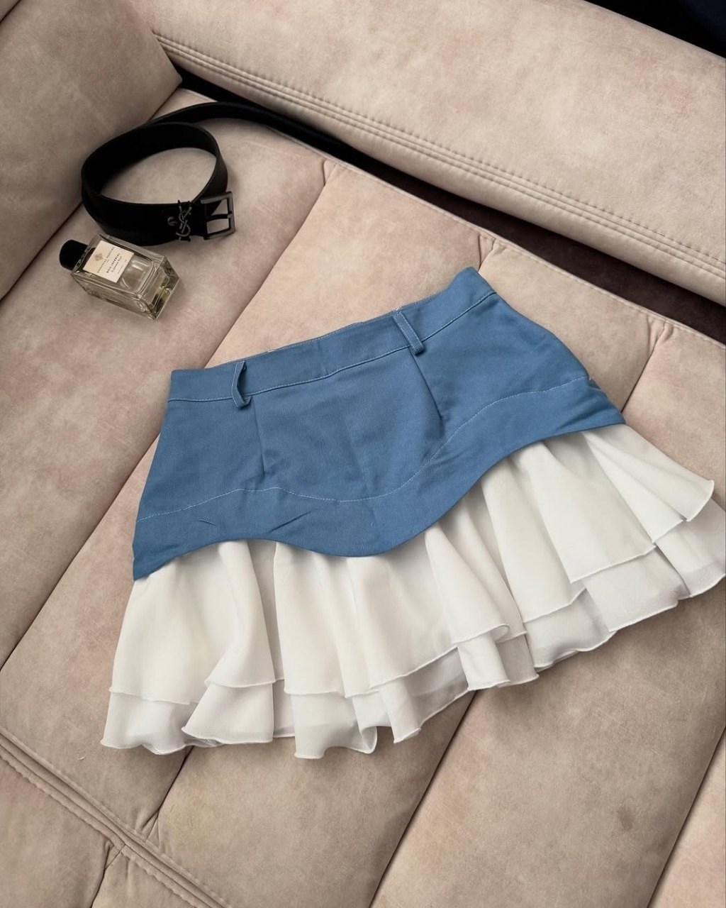 короткая юбка с рюшами,юбка,юбка с оборками,короткая юбка,пояс юбка