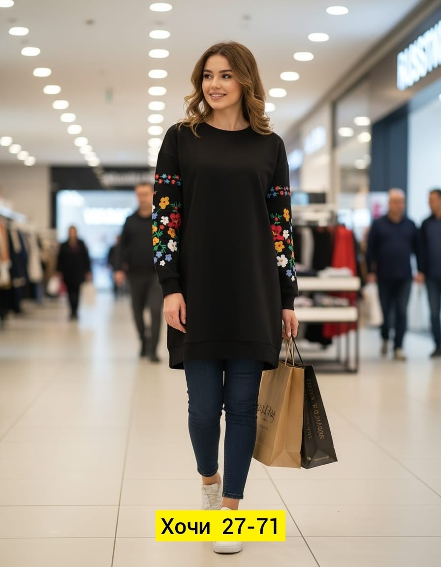 туника женская,платье туника,женское платье,платье женское с длинными рукавами,платье свитшот