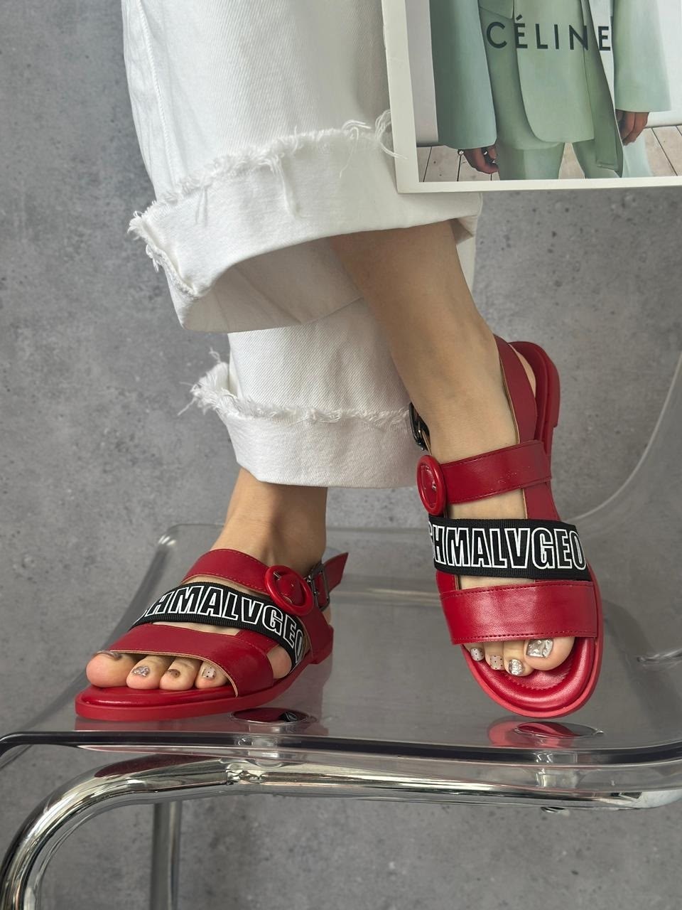 ,женские босоножки,красные босоножки,летние босоножки,босоножки кристиан диор