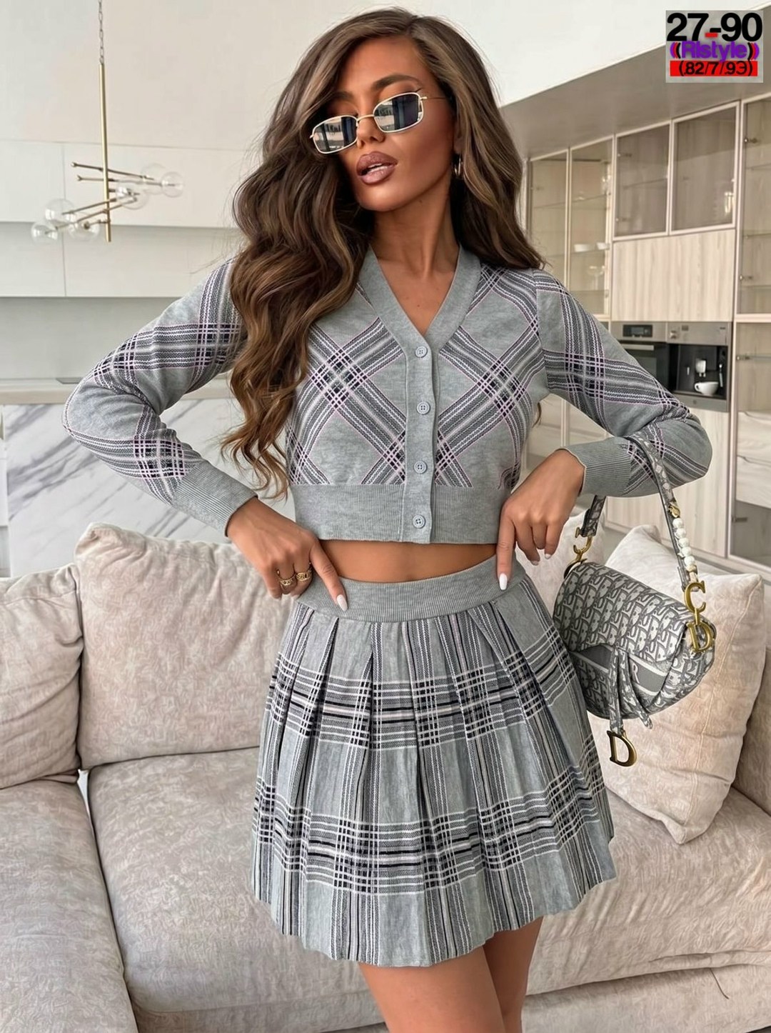 костюм с юбкой,клетчатая юбка,юбка в клетку,юбки для вога,юбка в складку