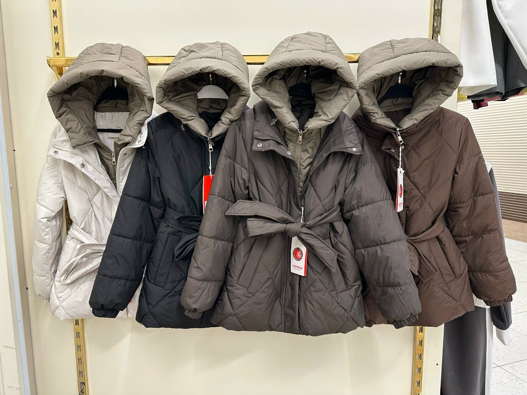 куртка женская,куртка женская демисезонная,стеганая куртка с поясом и капюшоном каппучино k91 sn,куртка,куртка женская зимняя