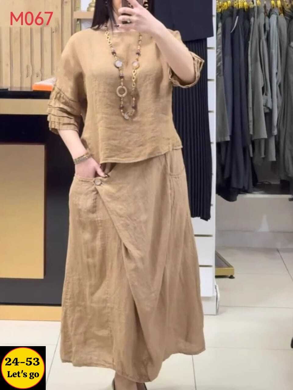 костюм с юбкой женский,льняной костюм женский,летние костюмы,повседневный женский костюм,