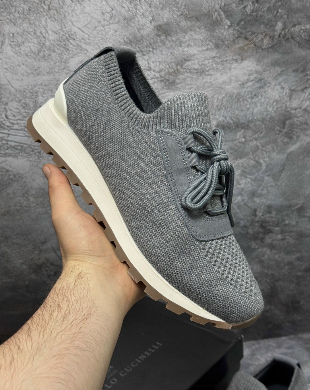 кроссовки текстильные brunello cucinelli,кроссовки brunello cucinelli,кроссовки мужские brunello cucinelli,brunello cucinelli кроссовки серые,мужские кроссовки