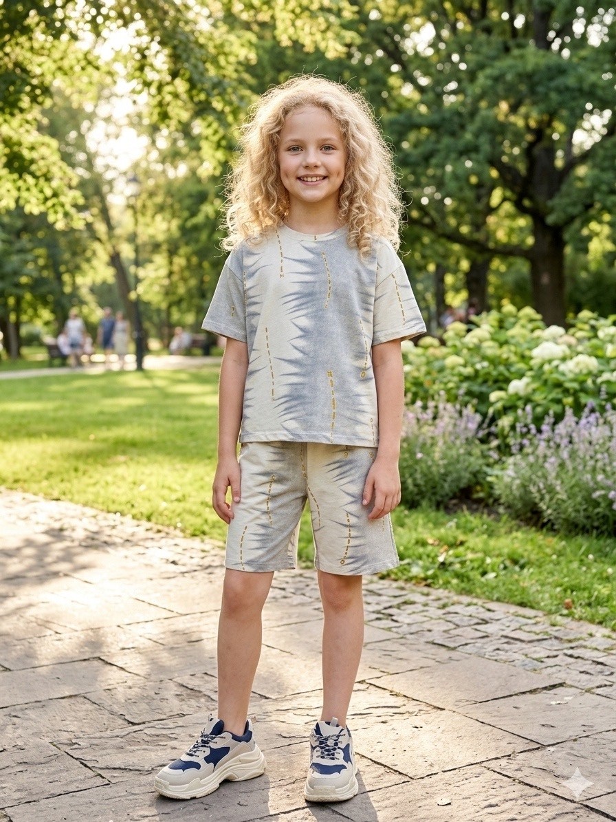 одежда для девочек,костюм с шортам,детская пижама тайдай tie dye,костюм для девочек,пижама для девочек