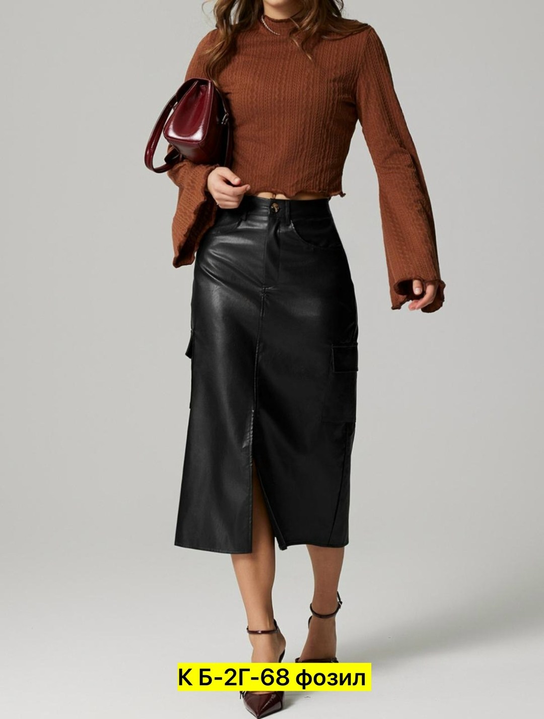 юбки женские,юбка,кожаная юбка,юбка зарина из экокожи,юбка из экокожи (арт. baon b4723502)