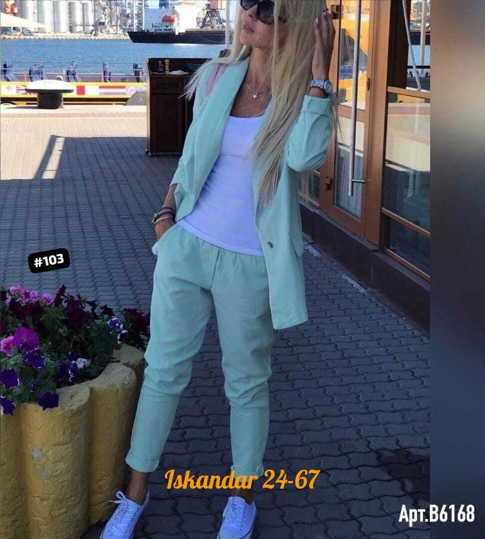костюм двойка женская,голубой брючный костюм женский,брючный костюм женский летний,костюм женский брючный летний двойка,костюм двойка лен