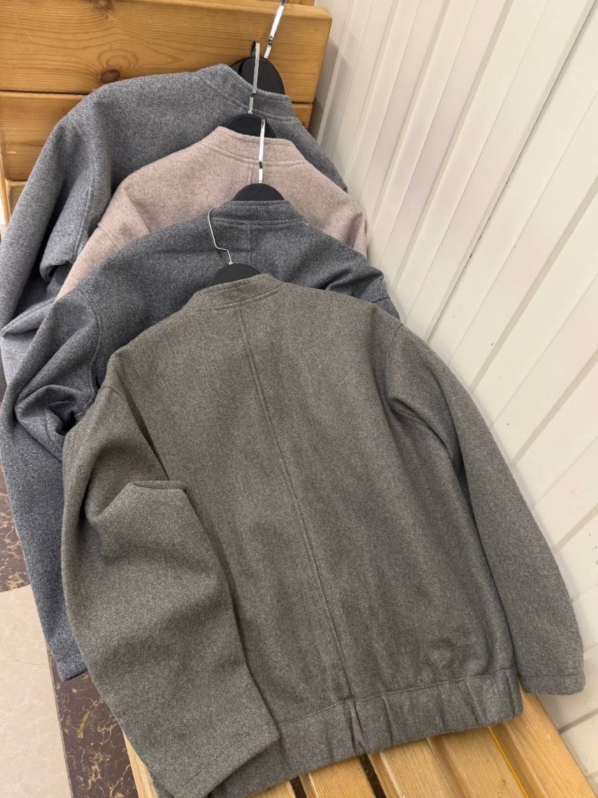 куртка,куртка-бомбер из шерсти серого цвета new look,куртка мужской,бомбер серый,кашемировая куртка loro piana