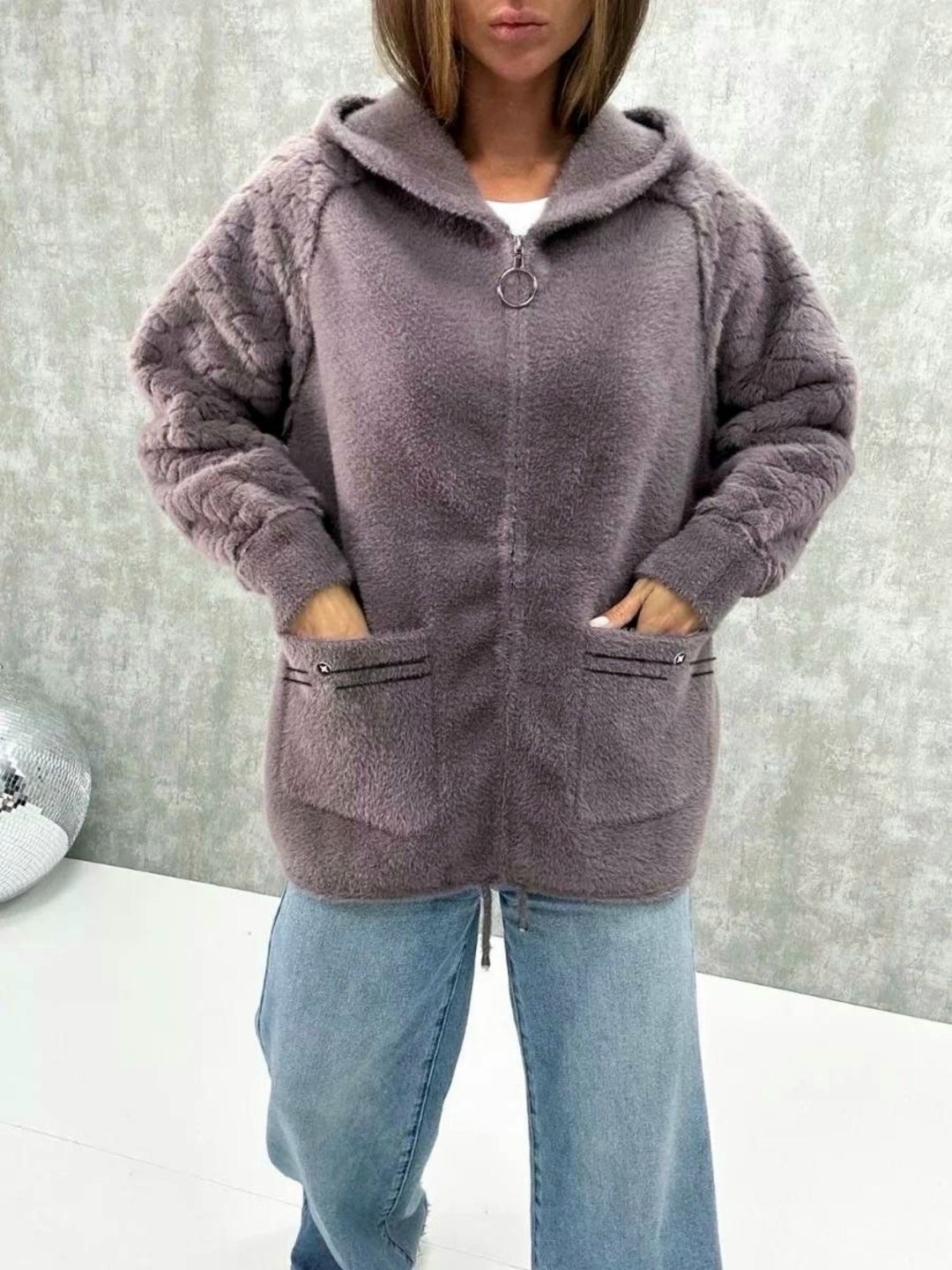 кардиган альпака,куртка из альпаки женская,кардиган пушистый с альпакой кофта теплая на замке h&m fashion,куртка из альпаки,кардиган