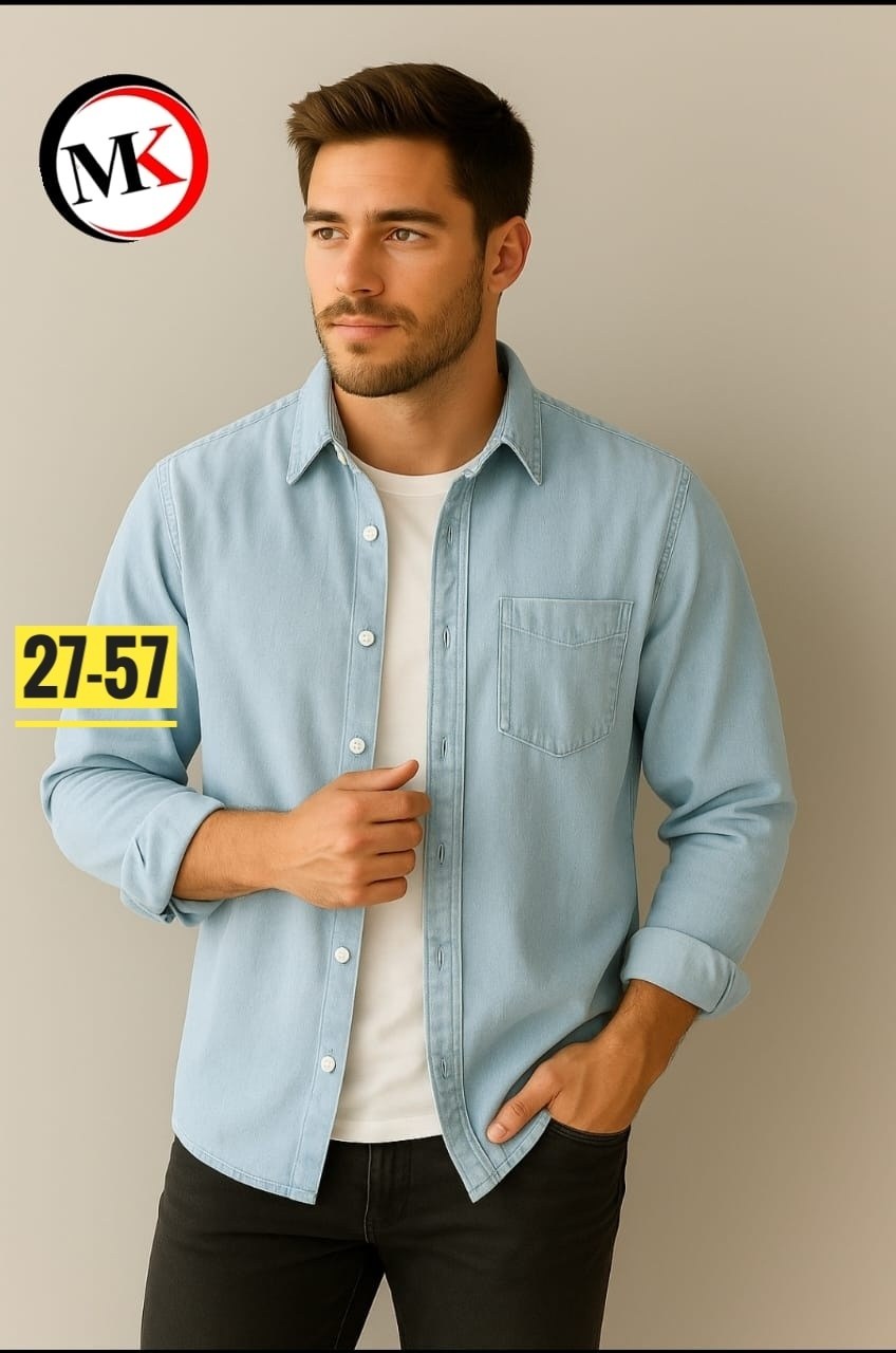 мужская джинсовая рубашка,облегающая джинсовая синяя мужская рубашка с длинным рукавом и одним карманом с клапаном tudors,джинсовая рубашка,джинсовая рубашка мужская с длинным рукавом,рубашка мужская