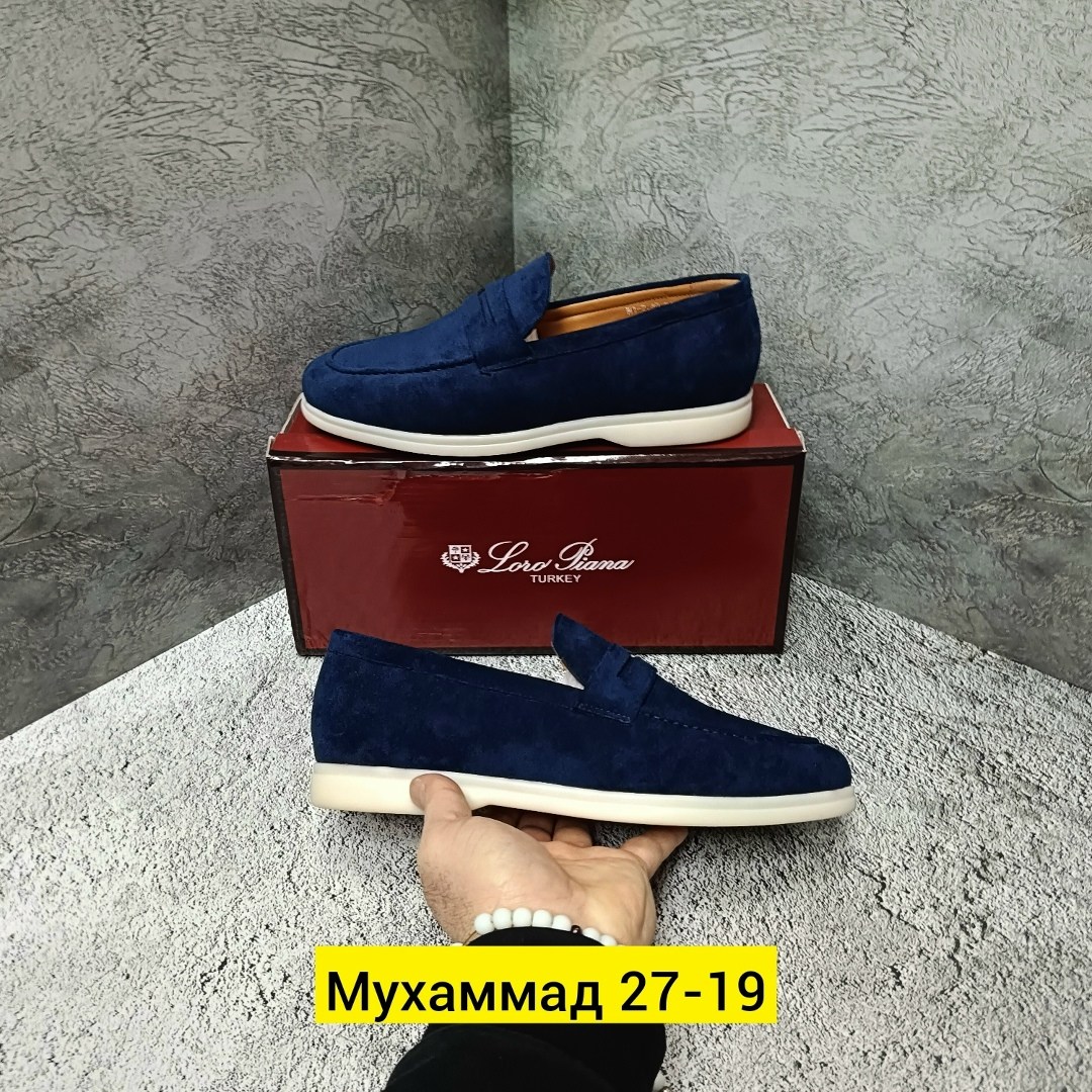 лоферы мужские loro piana,,лоферы loro piana,мужские мокасины loro piana темно-синие,мужские мокасины