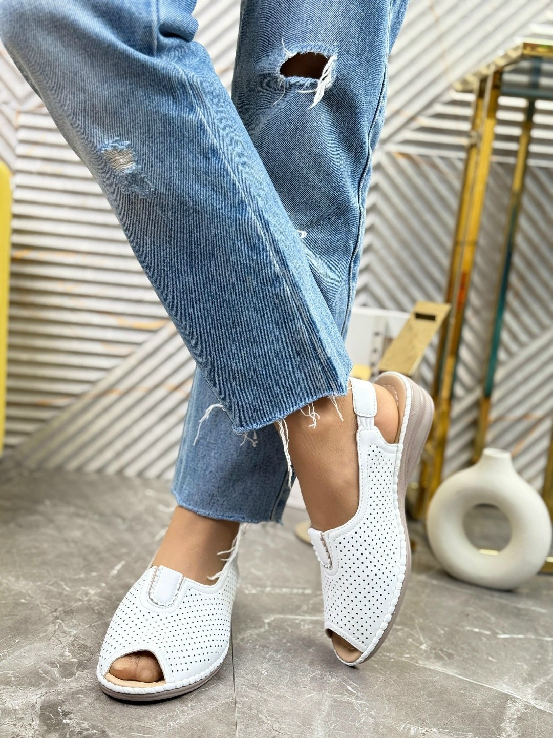 ,женские босоножки,босоножки женские летние,босоножки с перфорацией,босоножки
