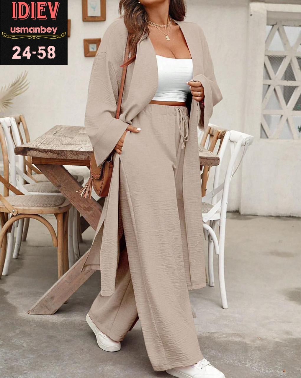 женский брючный костюм,шифоновый брючный костюм,брючный комплект,костюм двойка,женские костюмы