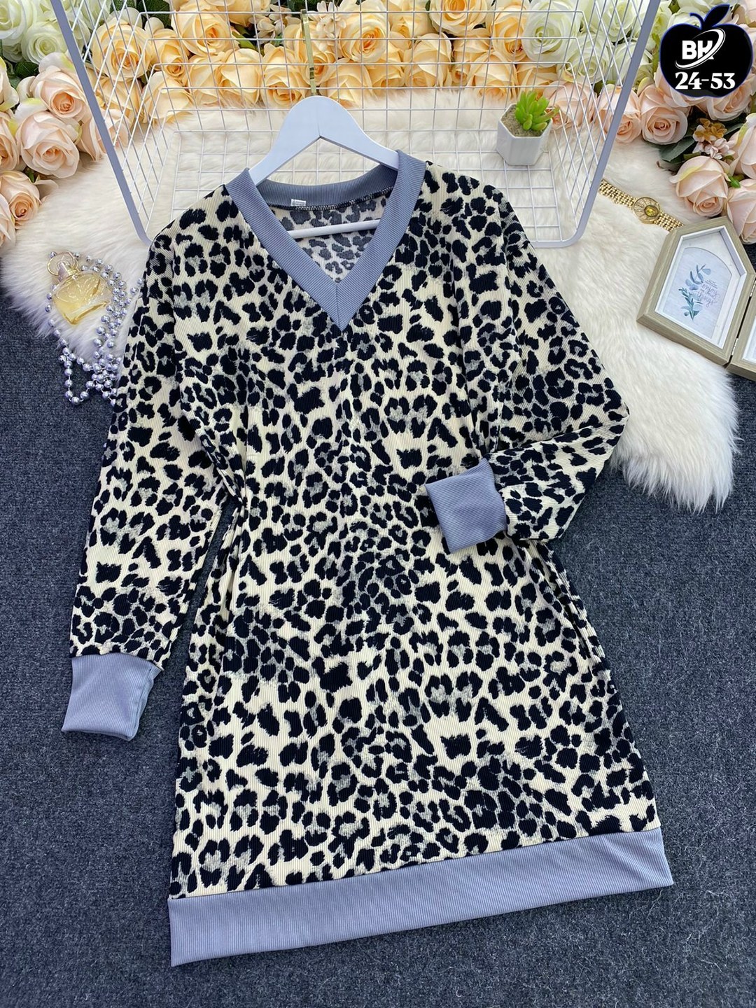 платье с леопардовым принтом,туника женская,платье туника женская,туники из леопардовой ткани,платье туника