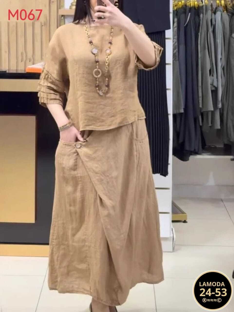 костюм с юбкой женский,льняной костюм женский,летние костюмы,,повседневный женский костюм