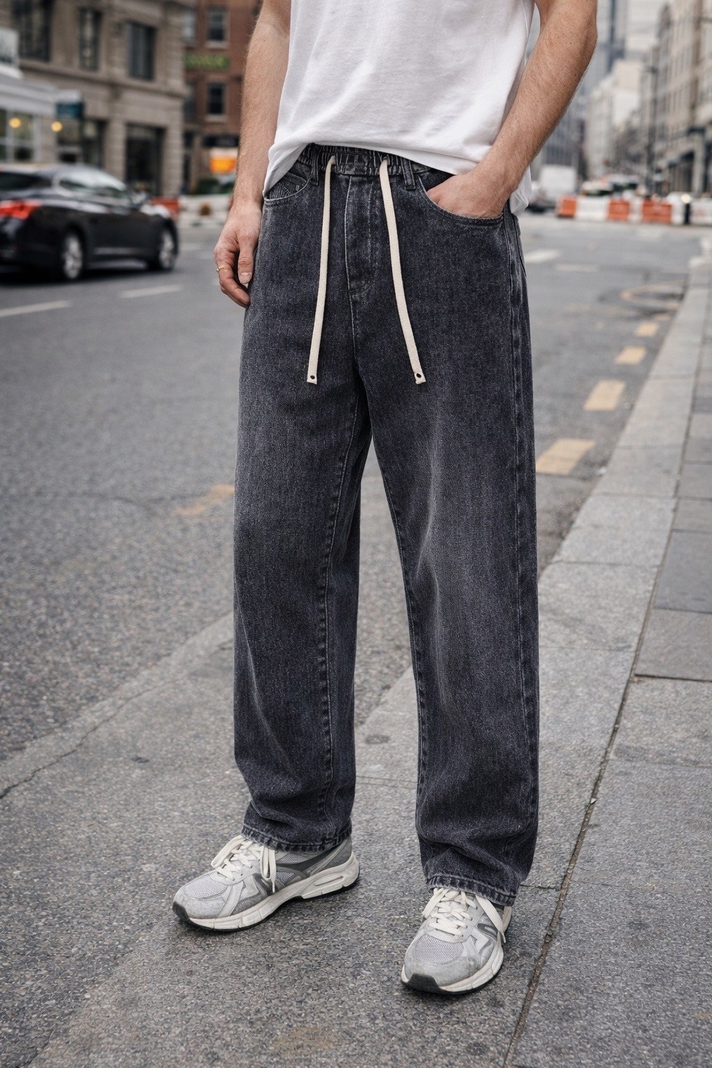 мужские джинсы,широкие джинсы,джинсы широкие мужские,джинсы мужские мешковатые с широкими штанинами,повседневные брюки