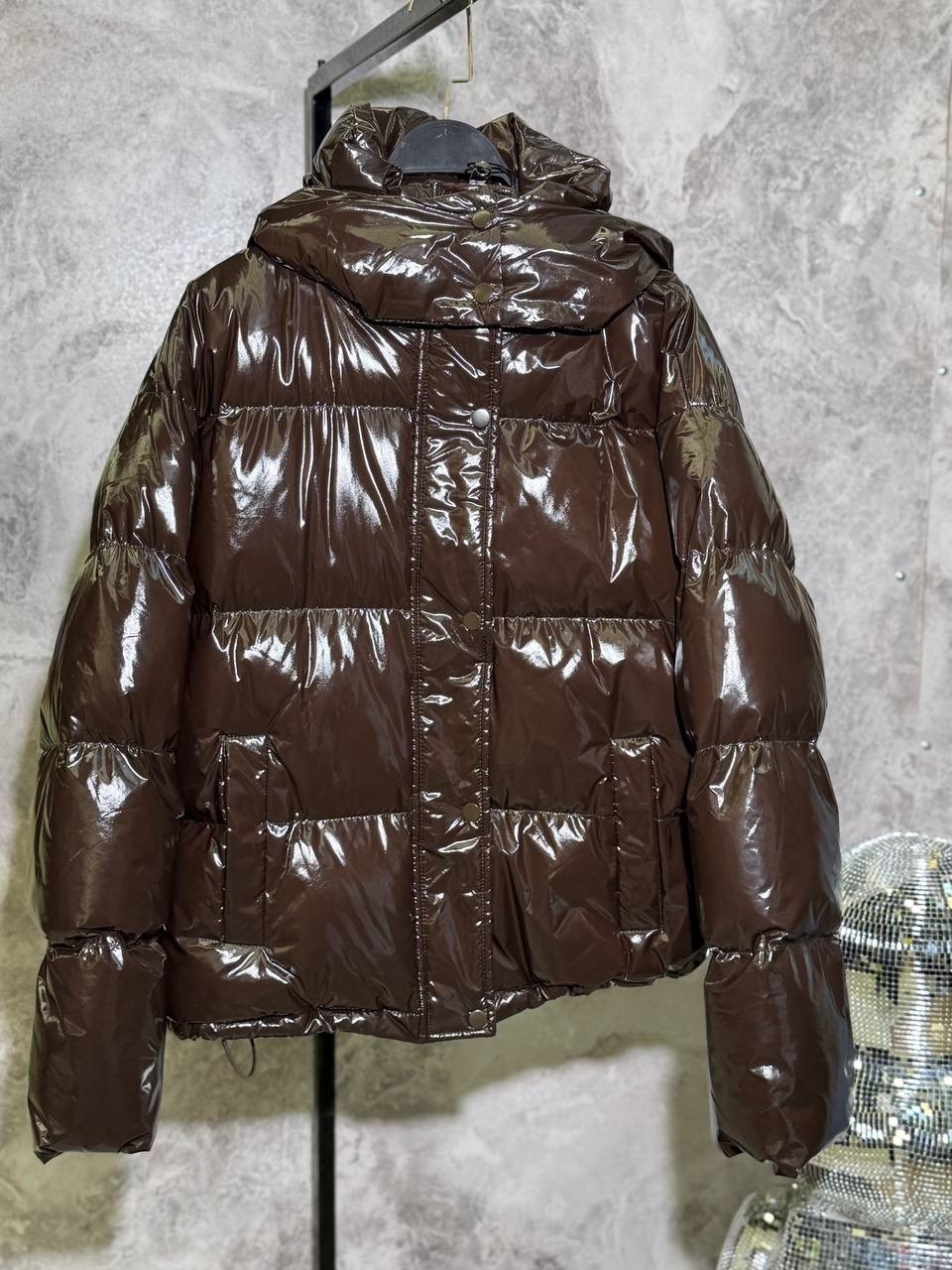 куртка пуховик,пуховик для женщин,куртка модная,куртка яркая,куртка pinko regular fit лаймовый