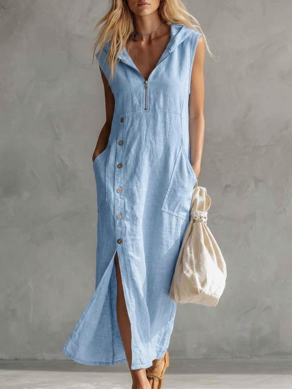 платье с капюшоном льняное,сарафан женский,платье с капюшоном,льняное платье,сарафан