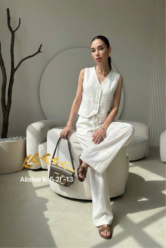 костюм брючный летний,летние костюмы женские,костюм с брюками палаццо,костюм с широкими брюками,костюм желтый