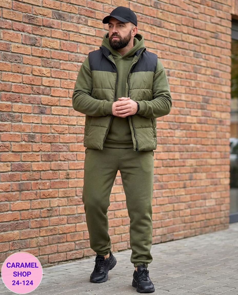 зимний спортивный костюм с жилеткой мужской,жилетка под спортивный костюм мужской,мужской теплый спортивный костюм на флисе с жилетом,костюм на флисе мужской,теплый мужской спортивный костюм тройка с