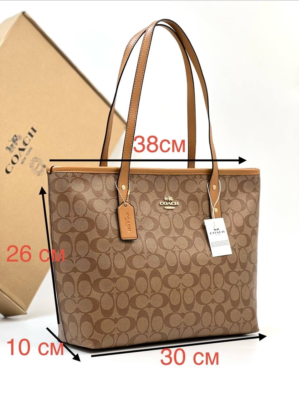 сумка тоут coach,coach gallery tote in signature canvas,женская сумка coach,coach сумки city tote in signature canvas,сумка шоппер coach