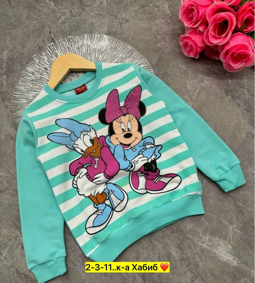 детская кофта,кофта детская для девочки,свитшот для девочки минни,кофта с принтом,кофта для девочек