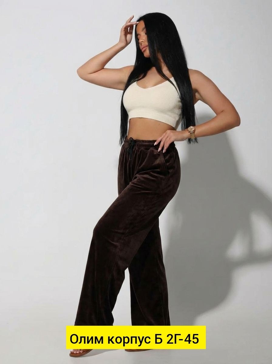 брюки широкие велюровые с высокой посадкой banvanshop,брюки велюровые широкие с высокой посадкой,брюки велюр,вельветовые брюки палаццо с начесом s-style,широкие велюровые брюки палаццо s-style 2043139
