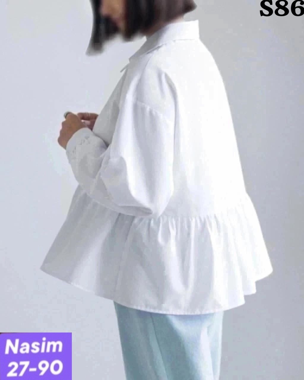 рубашка белая,белая рубашка yas,блузка с оборками,женская рубашка,рубашка белая sayyesbaby