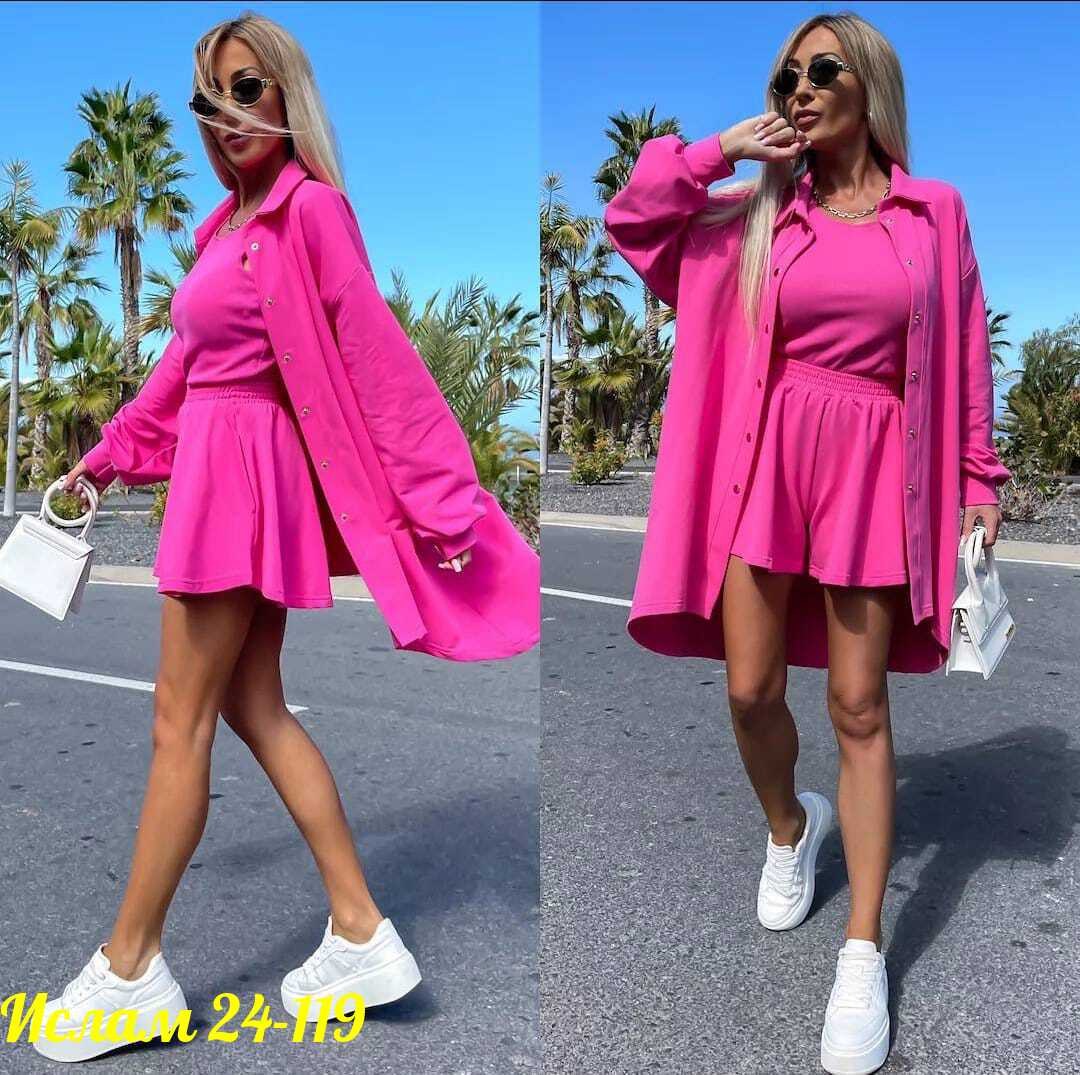 женский костюм с шортами, ,модная ,женские костюмы,костюм тройка женский