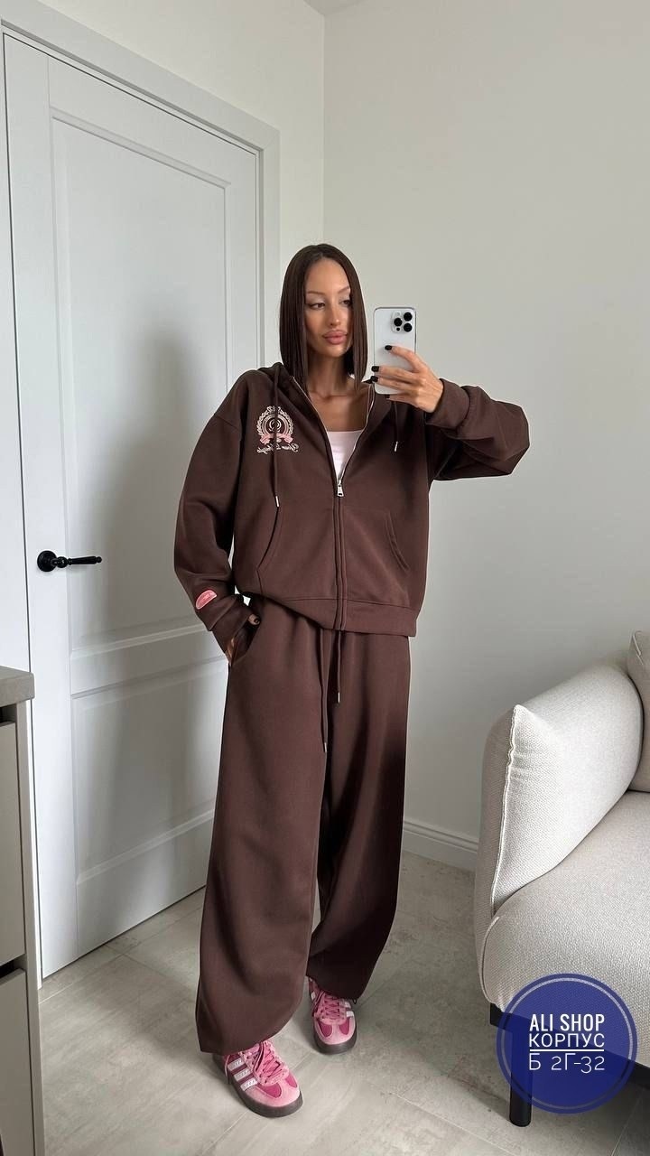 cпортивный костюм женский на флисе,костюм женский на флисе,cпортивный костюм женский теплый на флисе,cпортивный костюм женский теплый,комплект одежды на флисе цвет шоколад