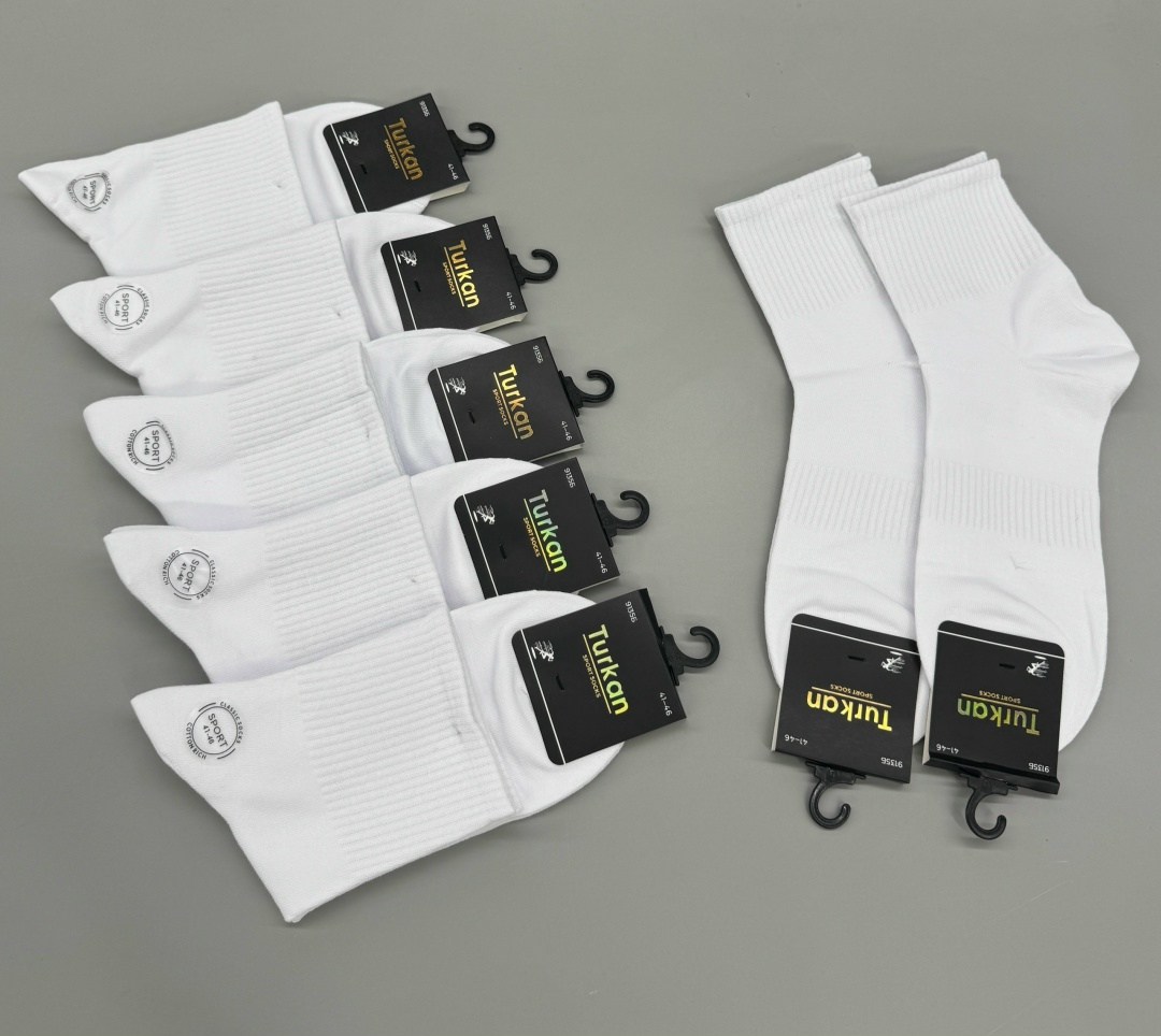 носки мужские,мужские носки turkan,носки мужские 10 пар,носки пара,носки белые мужские