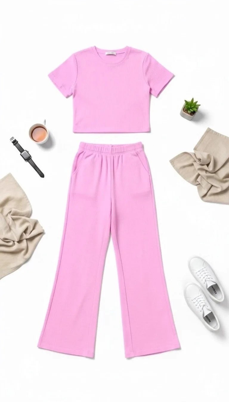 брюки комплект,костюм комплекты,трикотажные брюки,широкие брюки,костюм