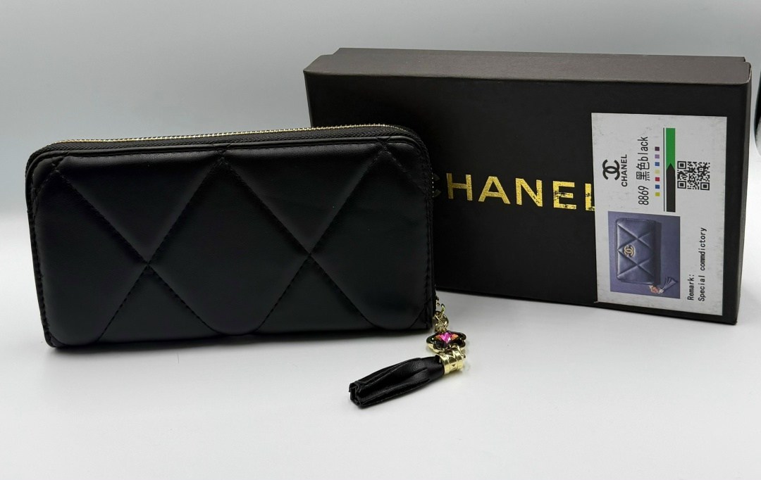 кошелёк chanel,кошелек шанель,женский кошелек chanel,в стиле шанель,кошелек шанель черный