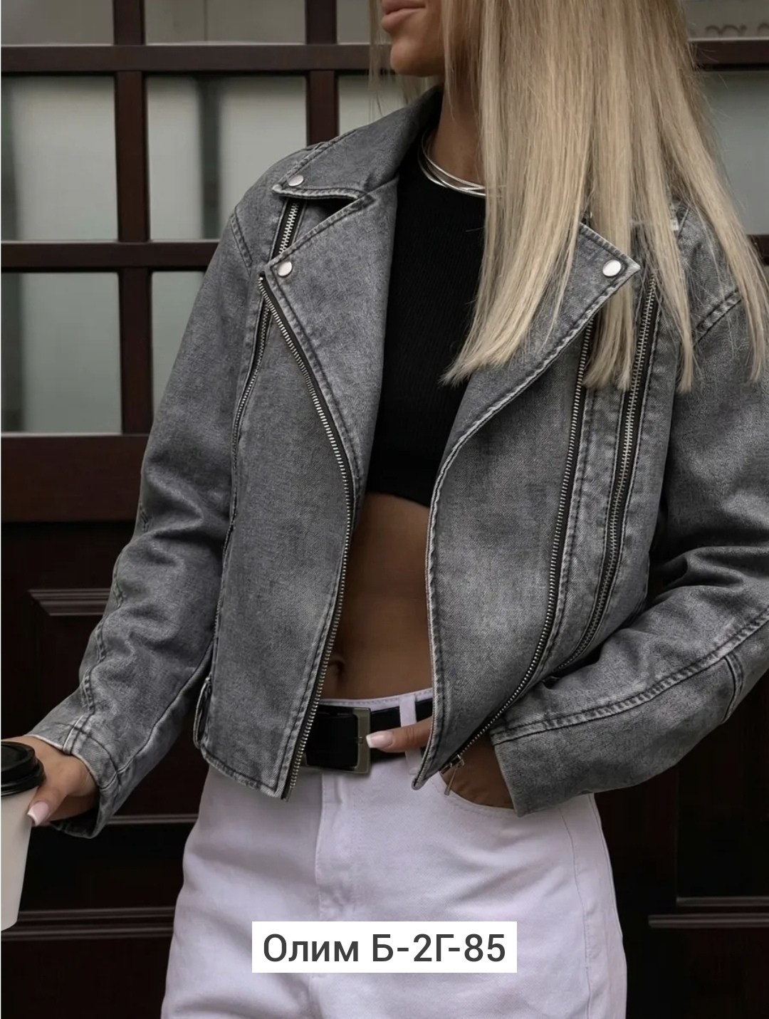 кожаная куртка косуха,куртка косуха,кожаная куртка косуха janna banana цвет серый,женская верхняя одежда куртка эко кожа,куртка кожаная женская косуха