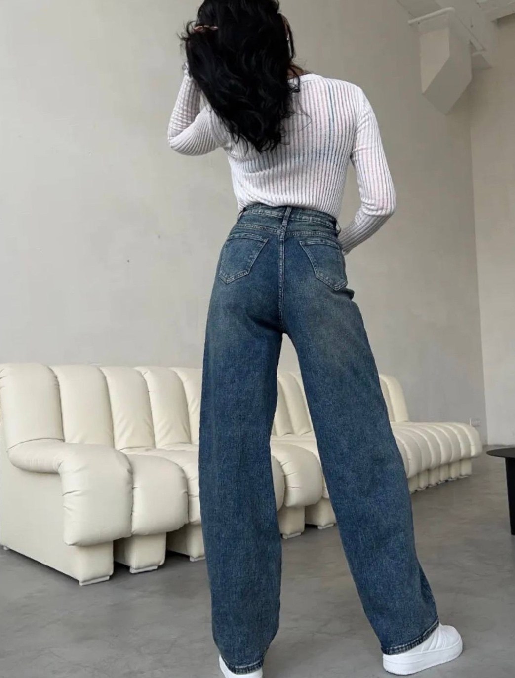 джинсы широкие,джинсы женские,штаны джинсы,широкие джинсы женские,джинсы широкие с высокой посадкой dh fashion