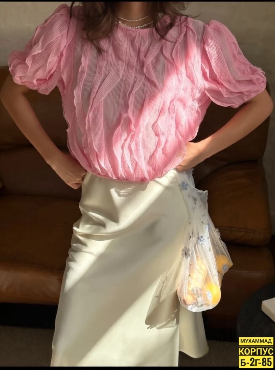 блузка стильная,блузка с оборками,удлиненная блуза,модная блузка,блузка женская