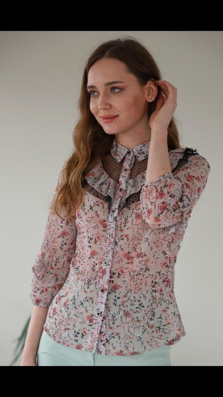 женская блузка,блуза,модные блузы,блузка с оборками,блузка бохо