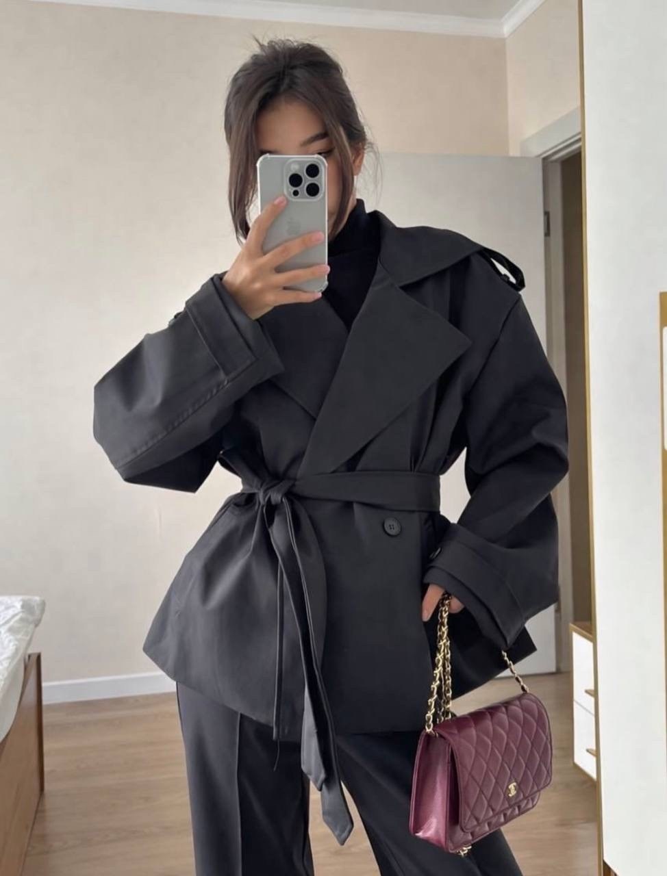 короткий тренч,повседневная куртка,тренч с поясом,тренч,тренч женский