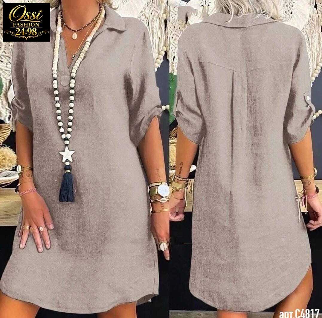 платье женской,платье стильное,платье женское летнее лен,модное платье,платье рубашка женское свободное