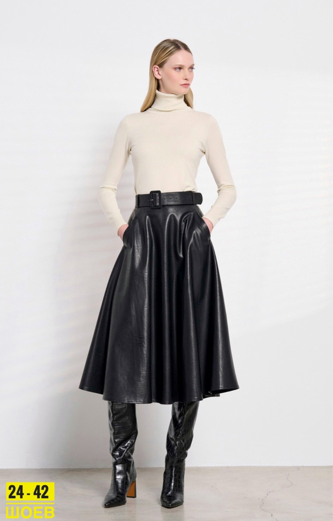 юбка кожаная,кожаная юбка миди,длинная кожаная юбка,юбка из экокожи,юбка миди