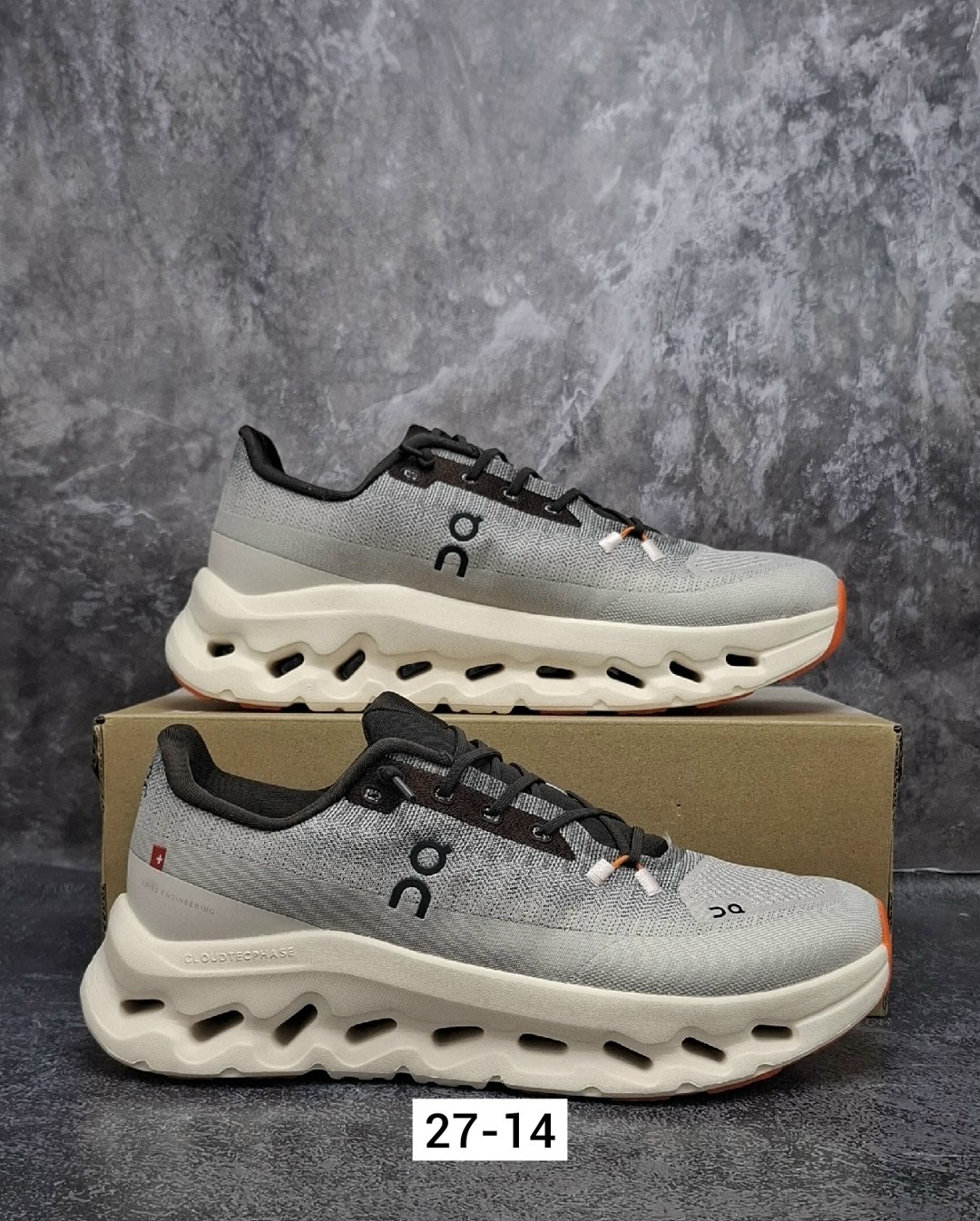 кроссовки on,кроссовки cloudsurfer on running серый,,кроссовка мужской,кроссовки для бега