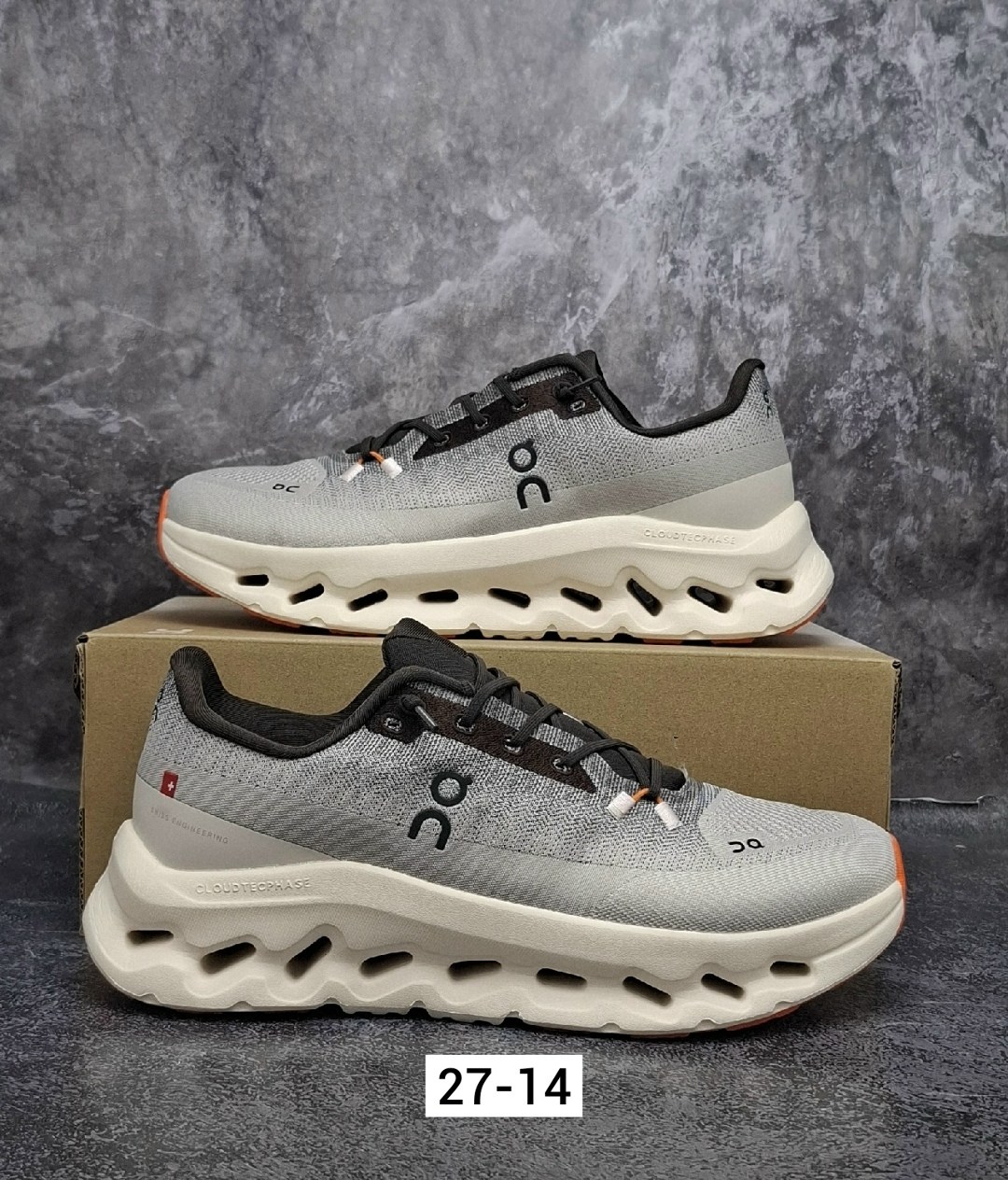 кроссовки on,кроссовки cloudsurfer on running серый,,кроссовка мужской,кроссовки для бега