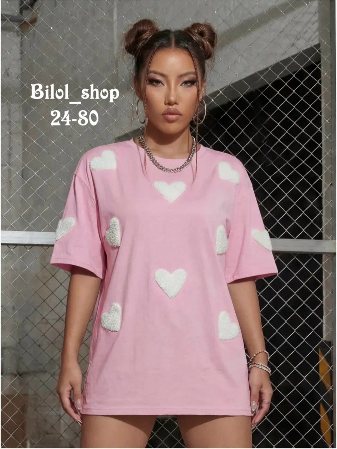 женская футболка,футболка с сердечками,футболки женская оверсайз,футболки для женщин,футболка женская белая